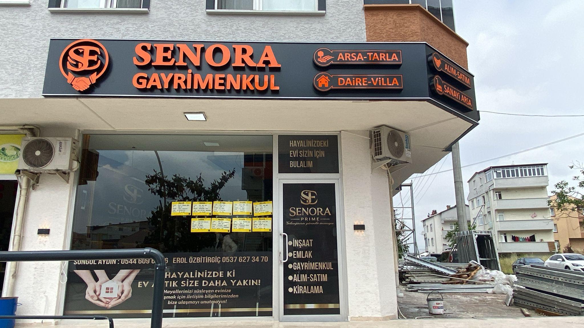 Senora Gayrimenkul Çayırova dış cephe ve tabela görseli